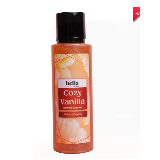 Xịt Thơm Toàn Thân HELLA BEAUTY Shimmer Body Mist 250ml Dưỡng Ẩm Lưu Hương Nước Hoa 6 Mùi