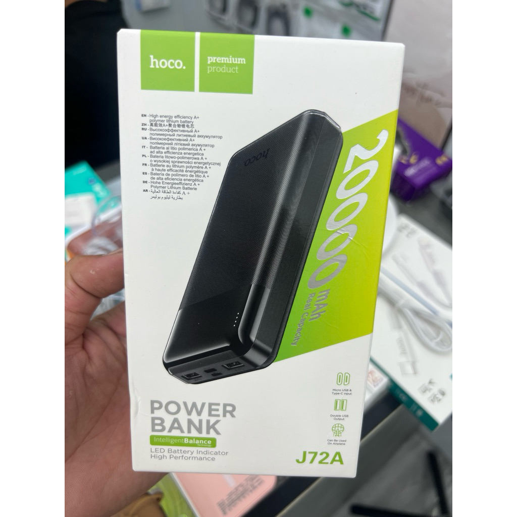 Pin sạc dự phòng hoco. J72A 20.000 mah.