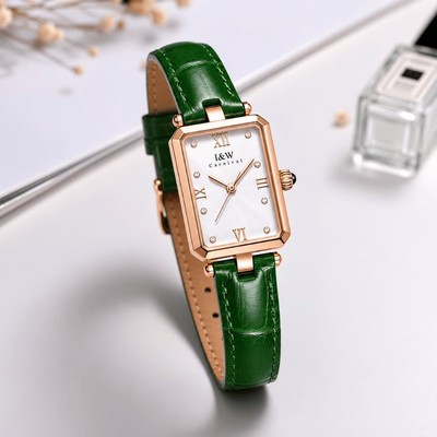 Đồng hồ nữ chính hãng I&W Carnival 631L-D3 Kính sapphire,chống xước,Chống nước30m,BH24 tháng,Máy điện tử(pin),dây da