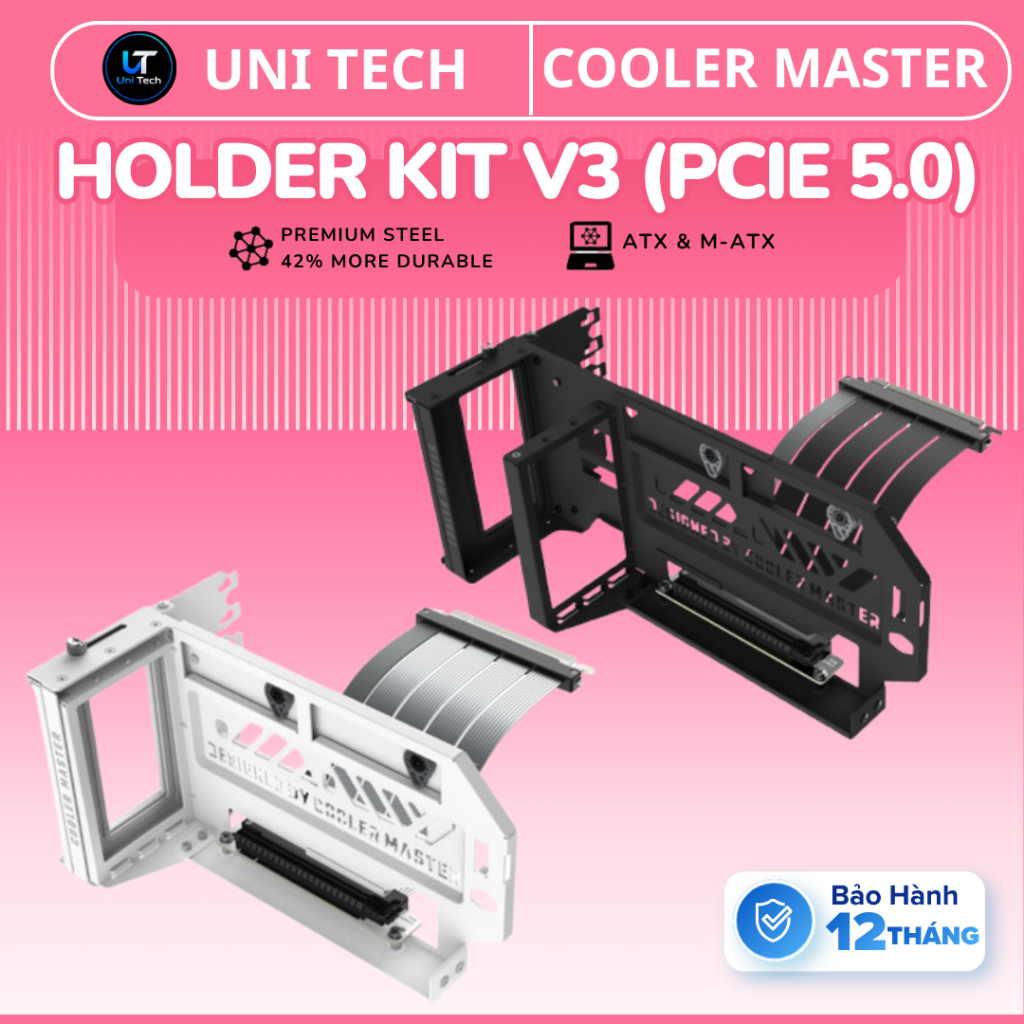 Bộ dựng VGA Cooler Master Vertical GPU Holder Kit V3 (PCI-E 5.0x16 - 165mm)