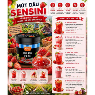 MỨT DÂU SENSINI (1,36kg)