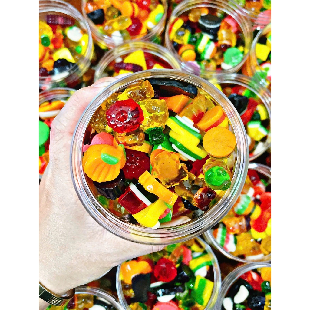 Kẹo dẻo 3D Yummi Snack Hũ 400gr