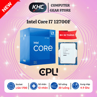 CPU Intel Core i7 12700F Tray New (Full VAT)