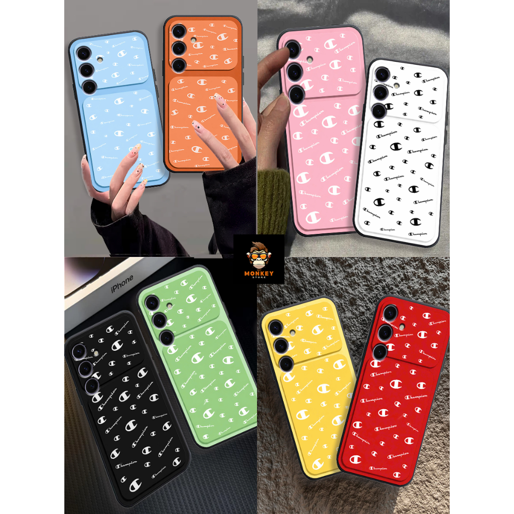 Ốp Lưng điện thoại Samsung S24 / S24+ / S24 PLUS / S24 ULTRA/ S24E Ốp Lưng iPhone Champion Logo Trắn