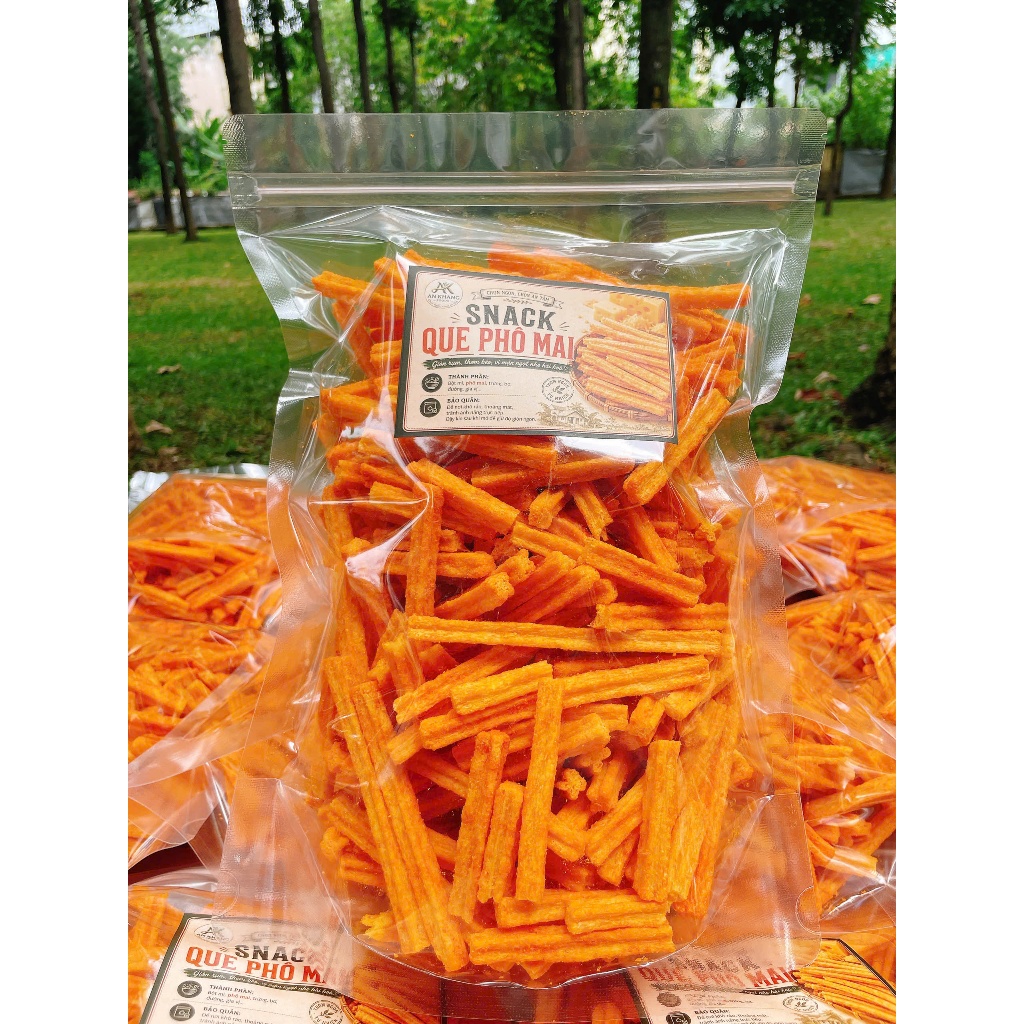 Snack que phô mai Yummi Snack Túi 500gr