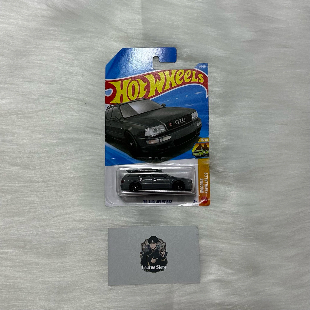 Mô Hình Xe Hot Wheels '94 Audi Avant RS2 Xám
