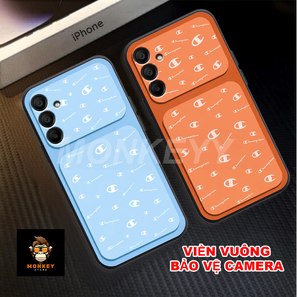 Ốp Lưng điện thoại Samsung M14 / M15 5G / M34 5G / M54 5G / M55 5G Ốp Lưng iPhone Champion Logo Trắn