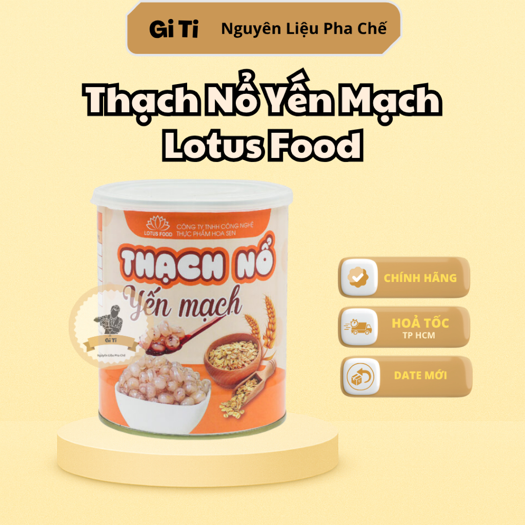 Lotus Food Thạch Nổ Yến Mạch 850Gr