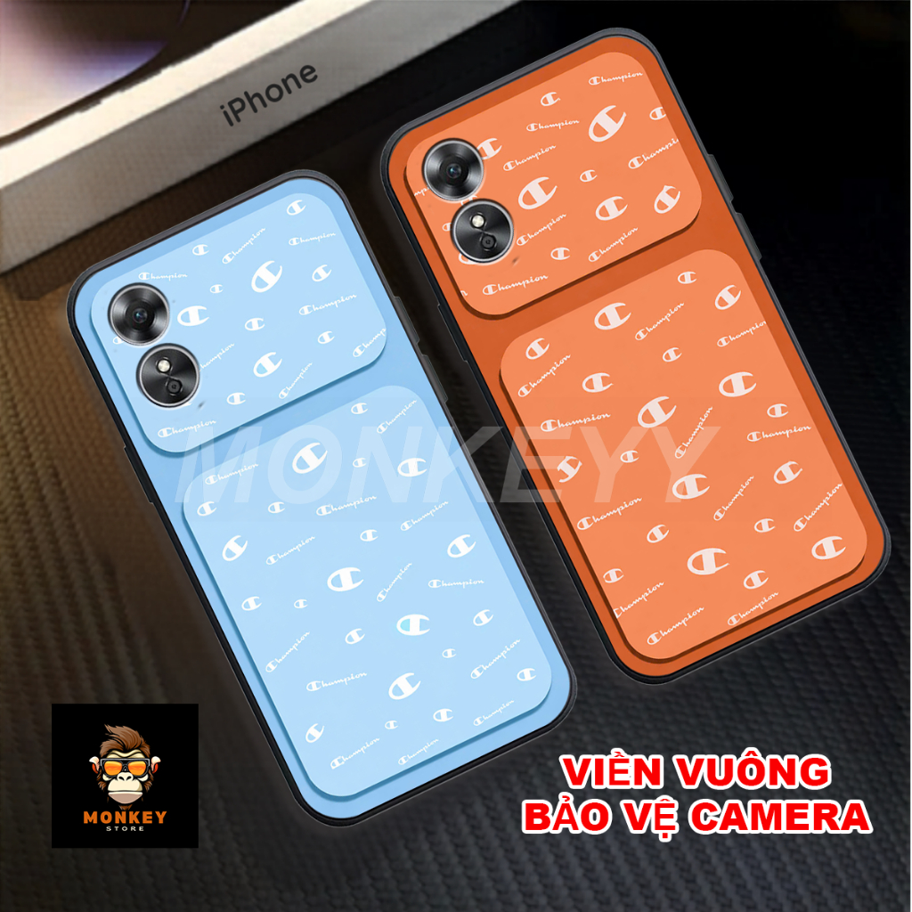 Ốp Lưng điện thoại Oppo A17 / A58 / A78 / A58 5G / A78 5G / A98 / A1 5G Ốp Lưng iPhone Champion Logo