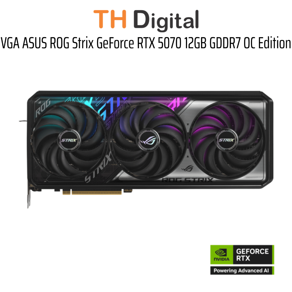 VGA ASUS ROG Strix GeForce RTX 5070 12GB GDDR7 OC Edition - Hàng chính hãng