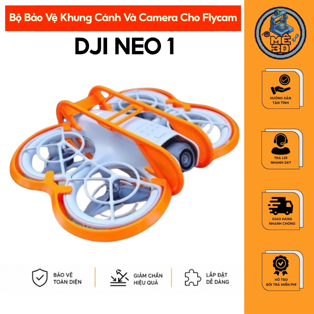 Dành Cho Neo 1 - Bộ Bảo Vệ Khung Cánh Và Camera Cho Flycam DJI Neo - Phụ Kiện Flycam [Mê 3D]