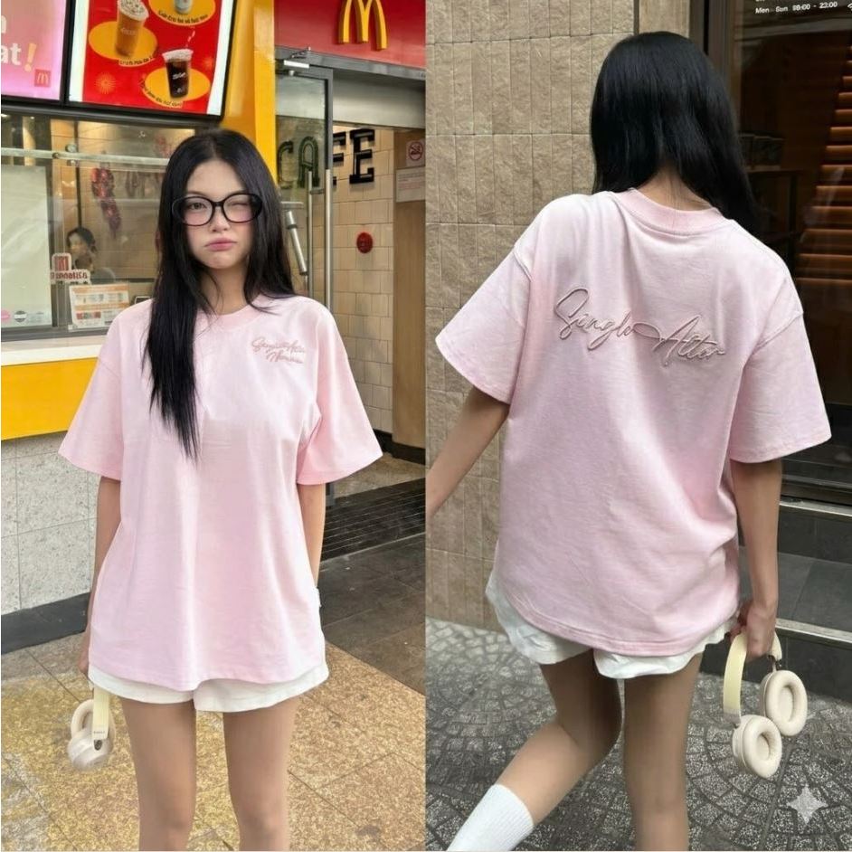 Áo Thun Boxy Single Alter Nevasome Cotton 250gsm Local Brand Tay Lỡ Form Boxy Rộng Nam Nữ Womenswear