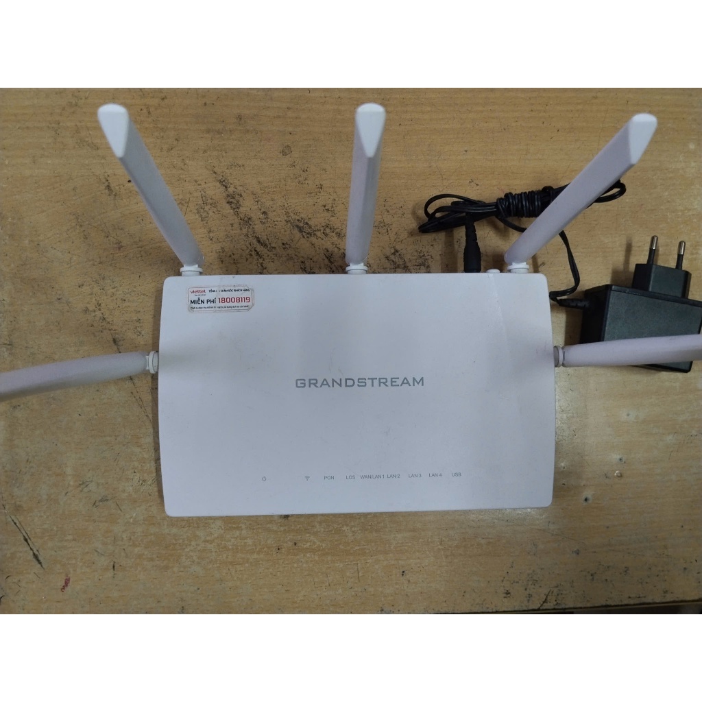 Modem Quang Viettel Wifi 6 Grandstream GWN7062G AX3000 (Hàng Cũ).