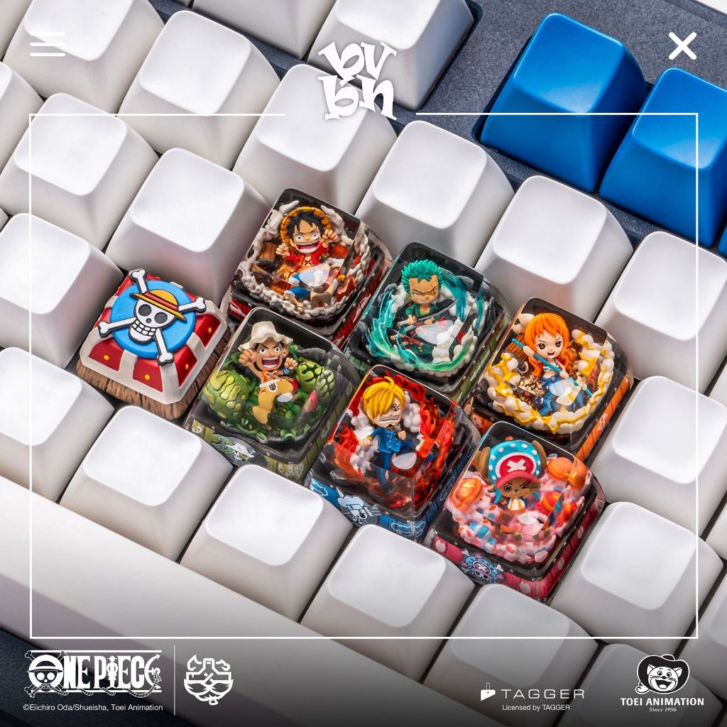 One Piece Collection 1 ARTISAN KEYCAP - Nút Bàn Phím Cơ Chính Hãng