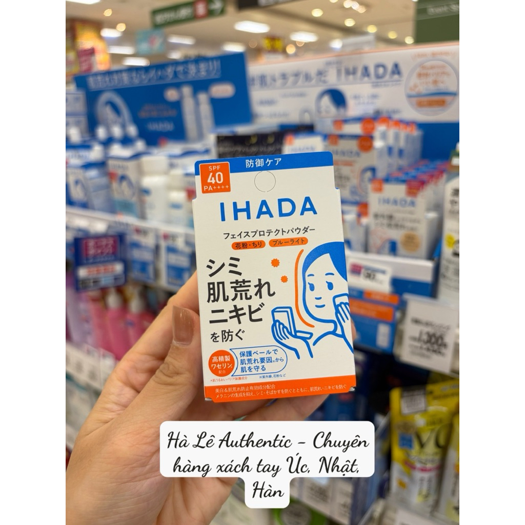 [XÁCH TAY NHẬT] Phấn phủ IHADA Nhật Bản chỉ số chống nắng SPF40, PA++++