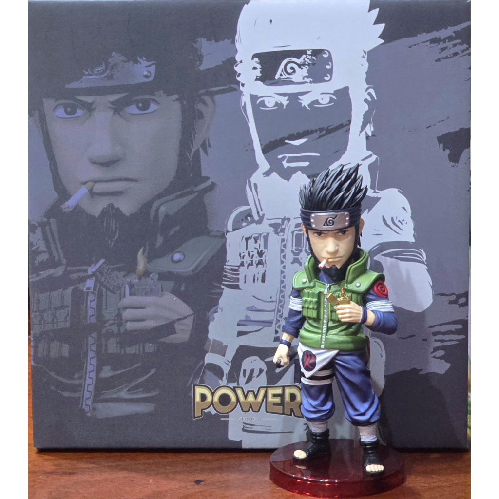 Mô hình Resin WCF chính hãng Power Studio Naruto Shippuden Sarutobi Asuma