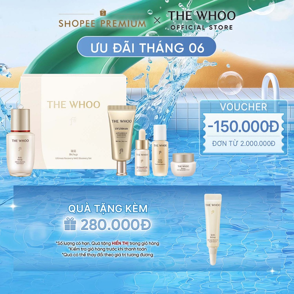 [THE WHOO OFFICIAL] Bộ tinh chất tự sinh chống lão hóa Bichup Ultimate Recovery Youth Serum