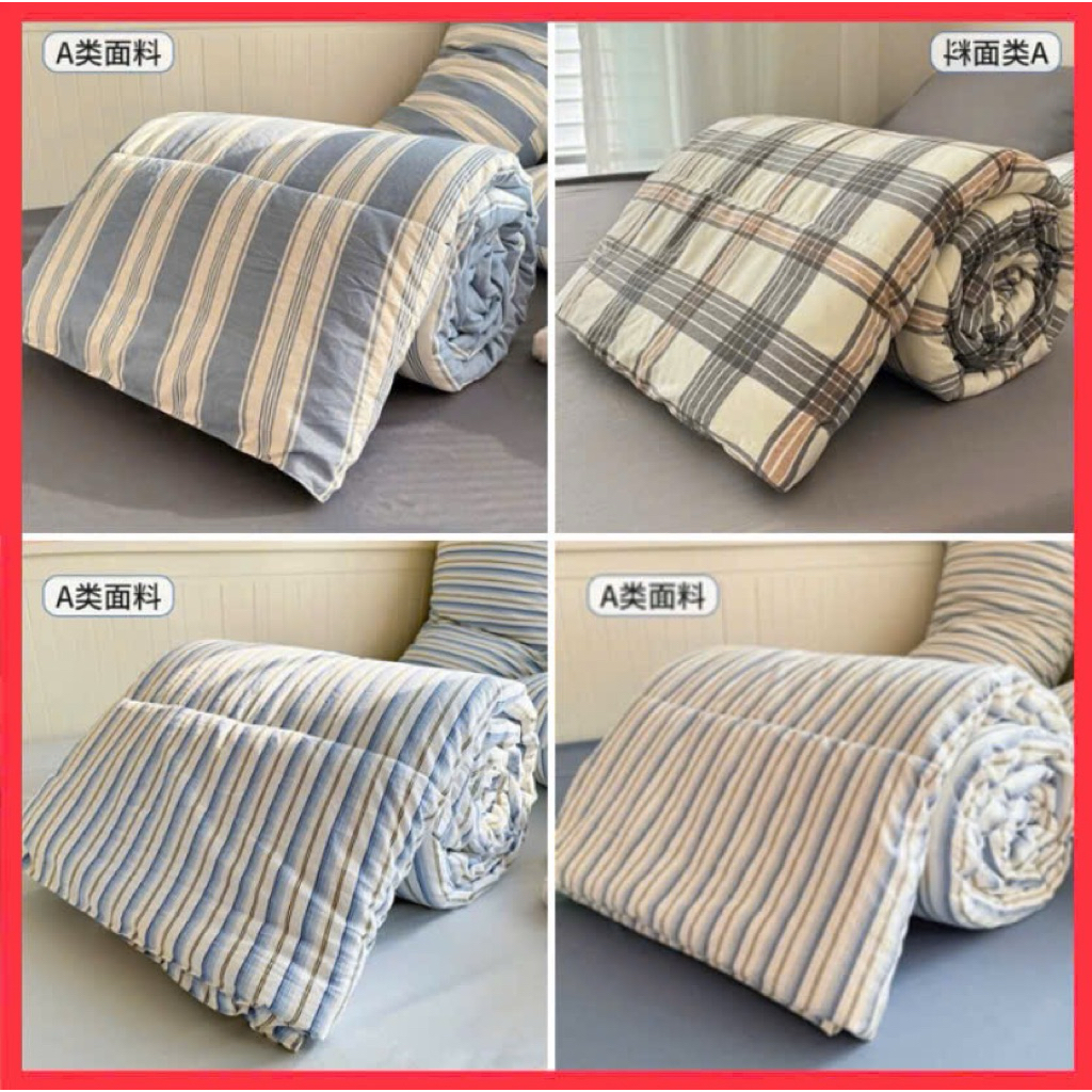 Chăn hè cotton đũi mềm mịn