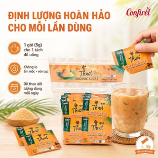 Set 50 gói đường thốt nốt hữu cơ Confirel (250gr)