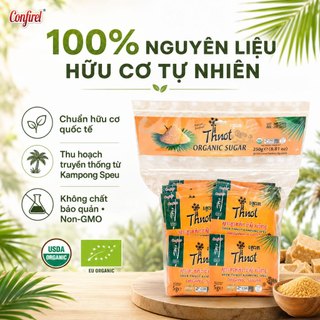 Set 50 gói đường thốt nốt hữu cơ Confirel (250gr)