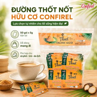 Set 50 gói đường thốt nốt hữu cơ Confirel (250gr)