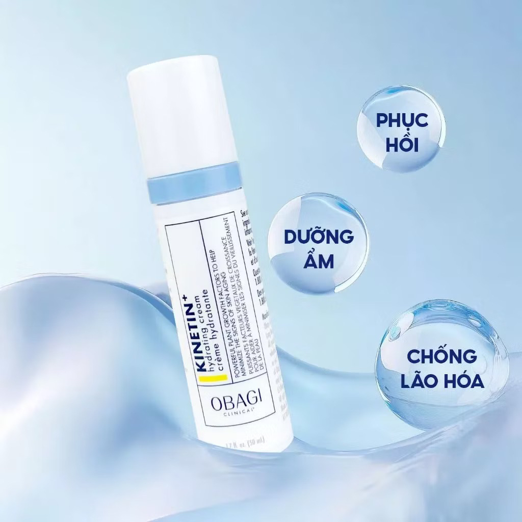 DATE 2027 Kem dưỡng OBAGI CLINICAL Kinetin+ Hydrating Cream dung tích 50ml