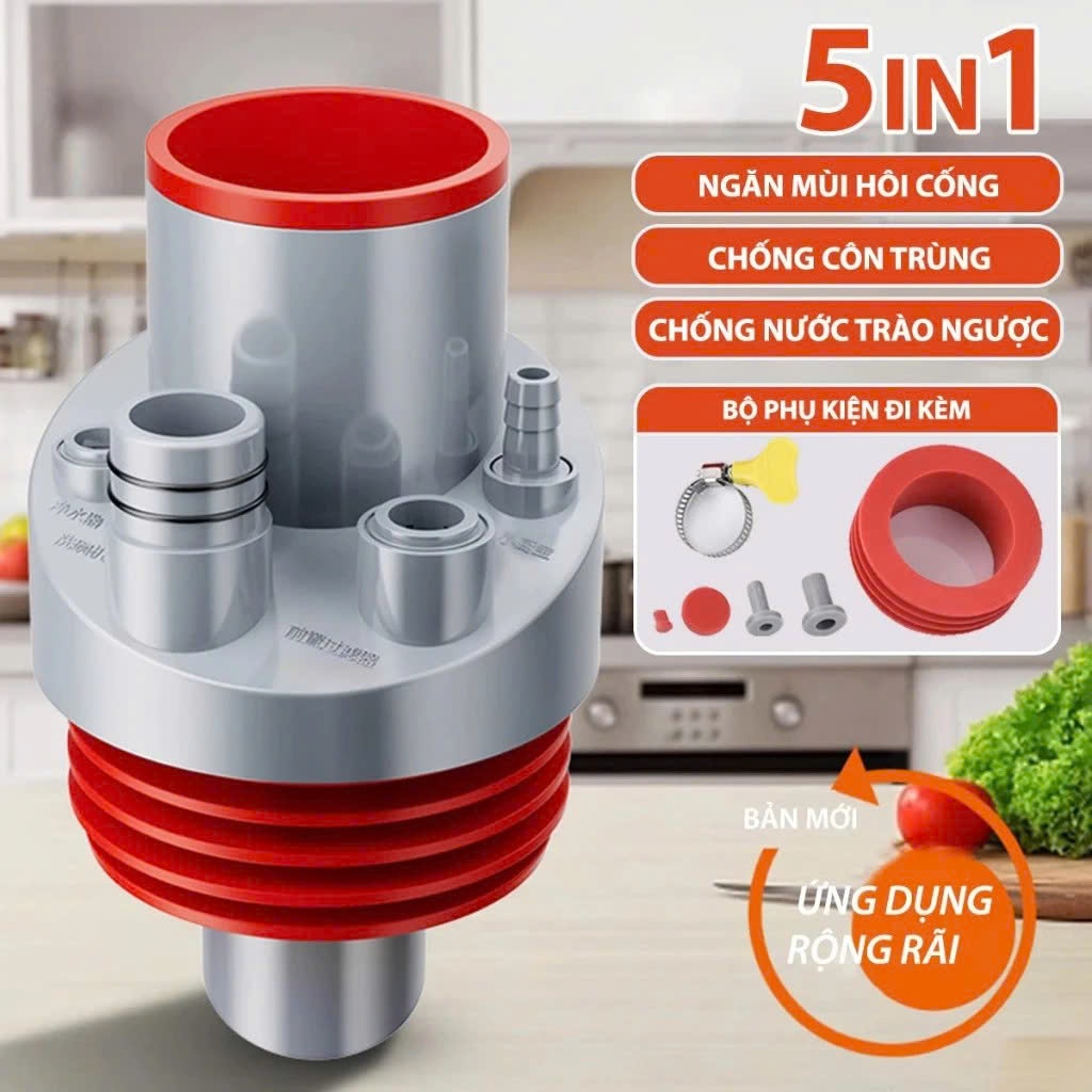 Van/lõi thoát sàn chống mùi MIFAN 5 trong 1