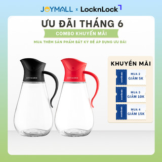 Bình đựng dầu ăn LocknLock bằng thủy tinh CKO101 550ml - Hàng chính hãng, nắp tự động - JoyMall