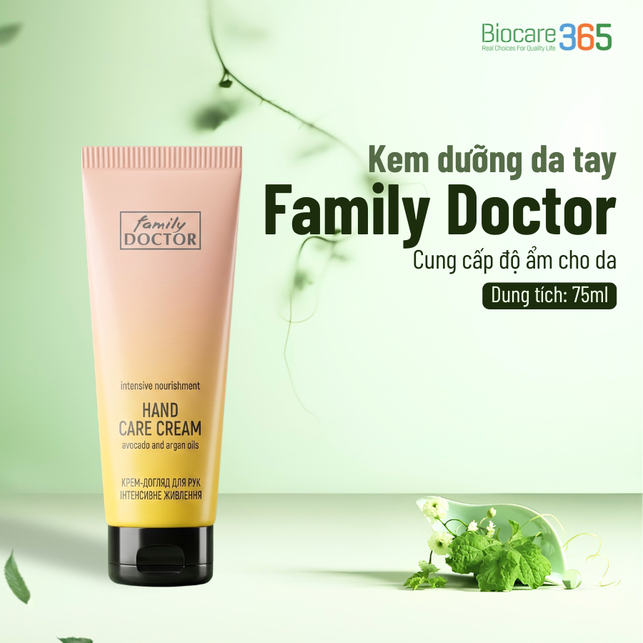 [HỎA TỐC] Kem dưỡng da tay dưỡng ẩm mềm mịn, chuyên sâu Hand Care Cream Family Doctor 75ml_Biocare36