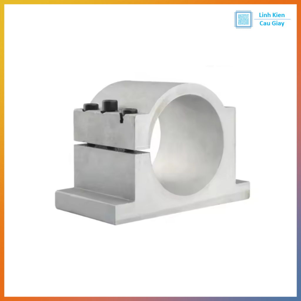 Gá kẹp động cơ phay Spindle 80mm CNC