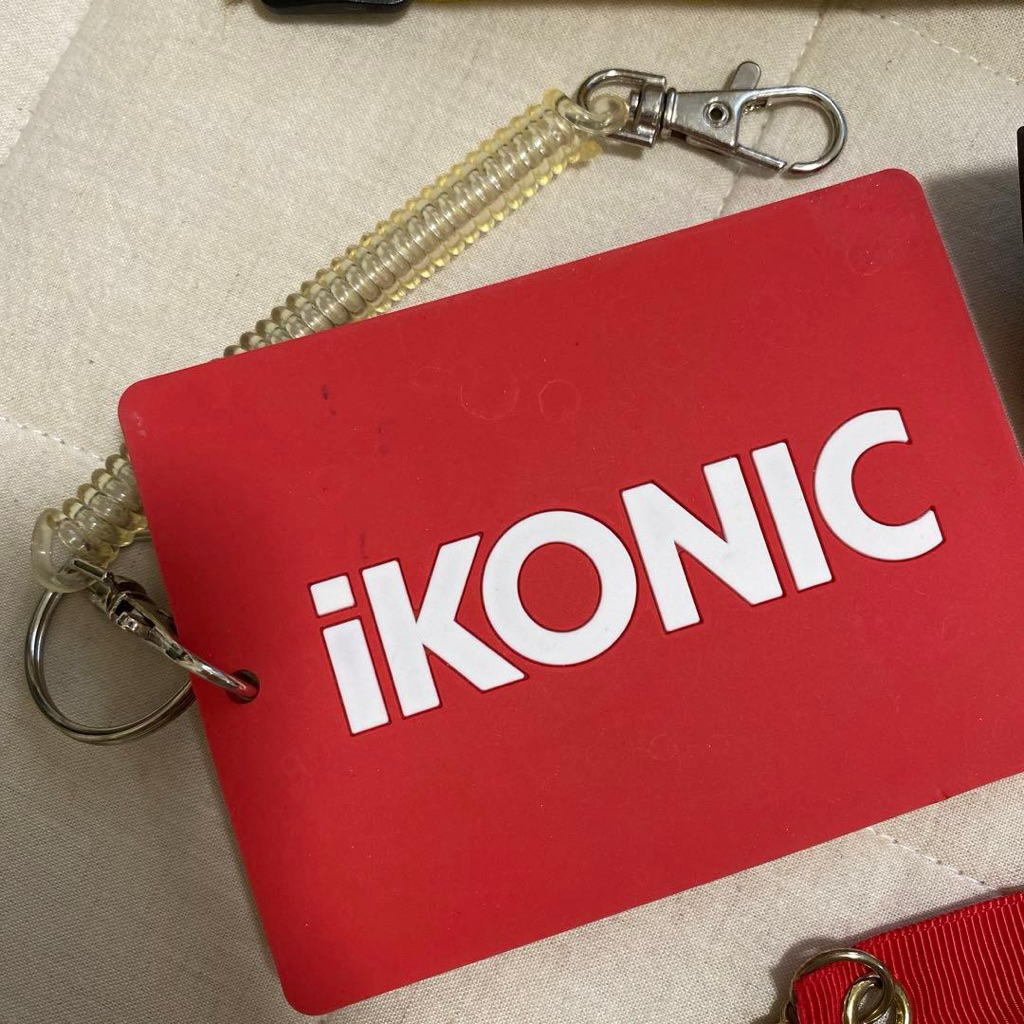 ikon offical goods thẻ hành lý ikonic luggage tag như hình.