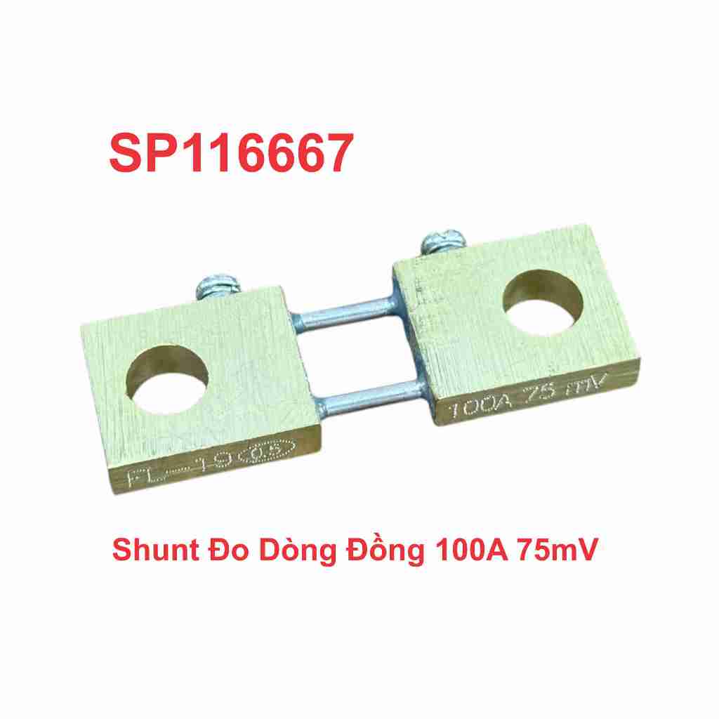 Shunt Đo Dòng Đồng 100A 75mV