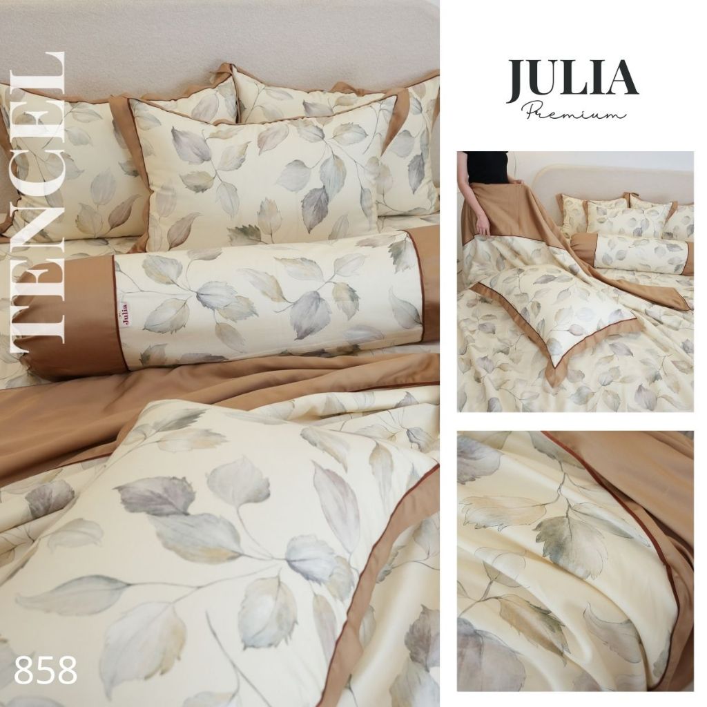 Bộ 4 món chăn ga gối Lụa Tencel Julia Bedding Hàn Quốc
