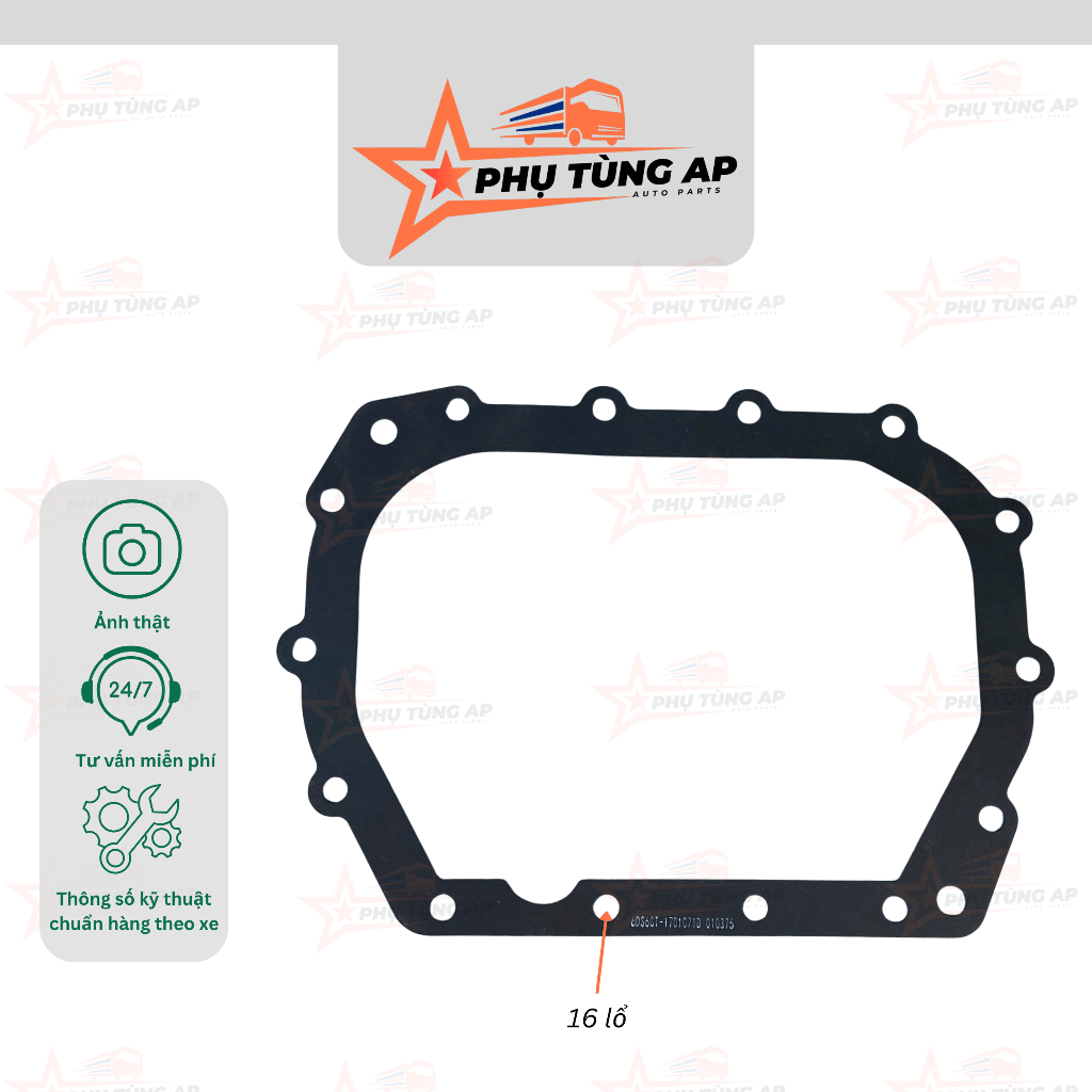 Ron hộp số (Gioăng đệm làm kín) cho hệ thống hộp số FAST 6 dòng 6DS60T và các dòng xe tải nặng. Mã: 