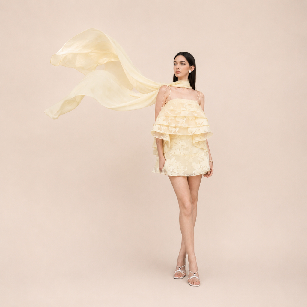 𝐅𝐫𝐚𝐧𝐠𝐢 𝐃𝐫𝐞𝐬𝐬 by 𝐊𝐘𝐂𝐄, thuộc SUMMER 2026 COLLECTION PART 1. : "HARBOUR SUNSET"