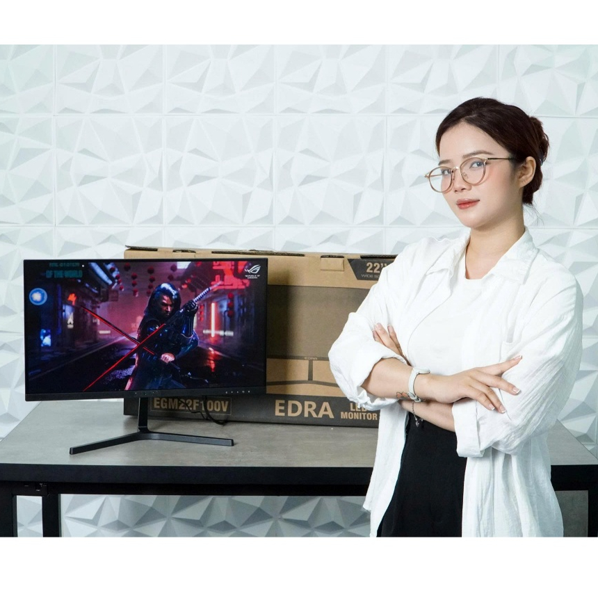 Màn hình Gaming EDRA EGM22F100V EGM22F100H 22 inch Full HD 100Hz 120hz - chính hãng - BH 24T