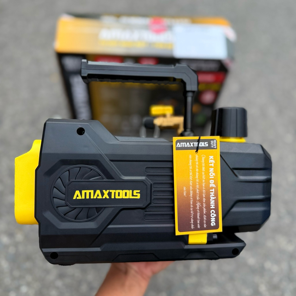 Máy Hút Chân Không Pin Amaxtools 2 Cấp Lực Hút Khoẻ 2.5 CFM và 3CFM