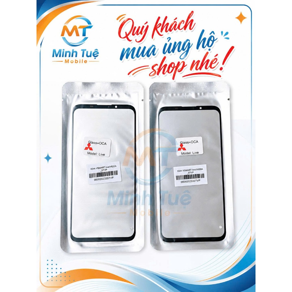Kính ép liền keo vsmart live/v620a
