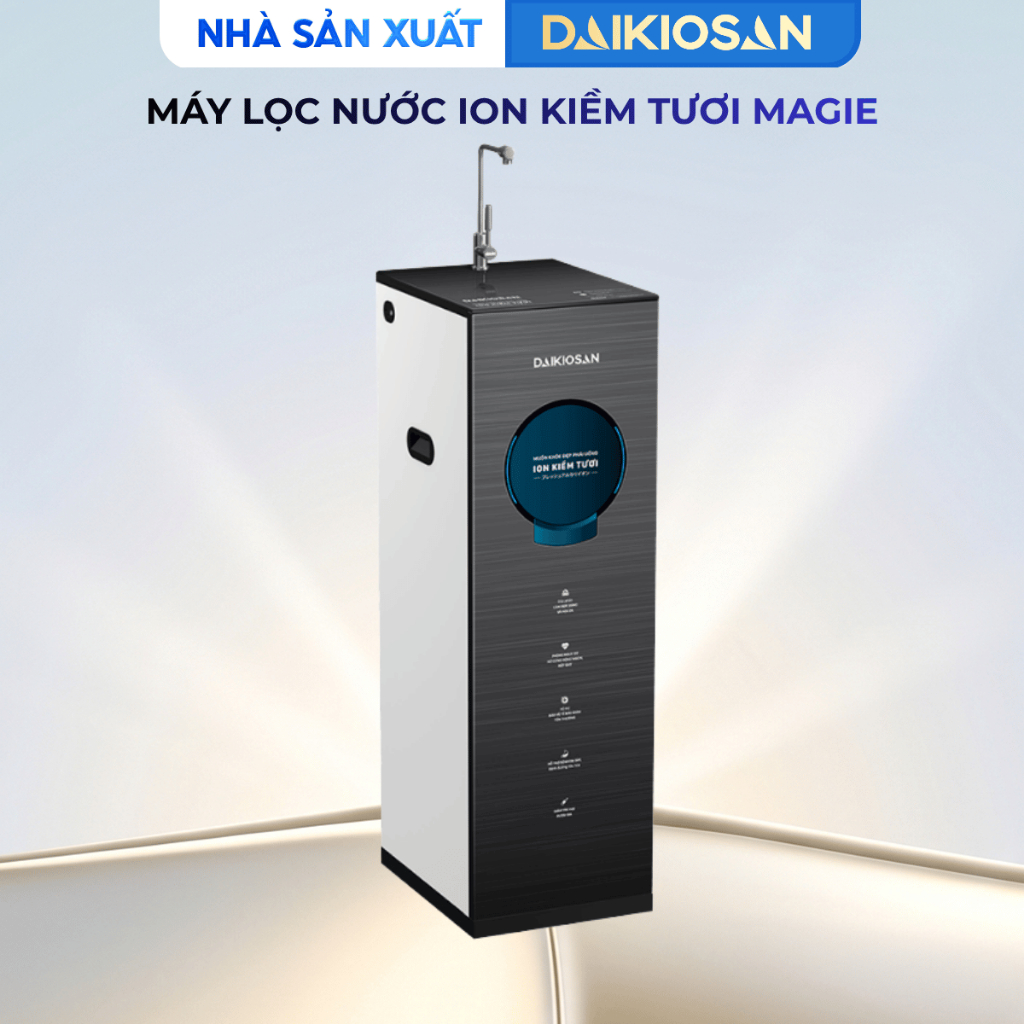 Máy Lọc Nước Ion Kiềm Tươi Magie Daikiosan DN104 DN204 DN304 Giàu Hydrogen Nóng Lạnh