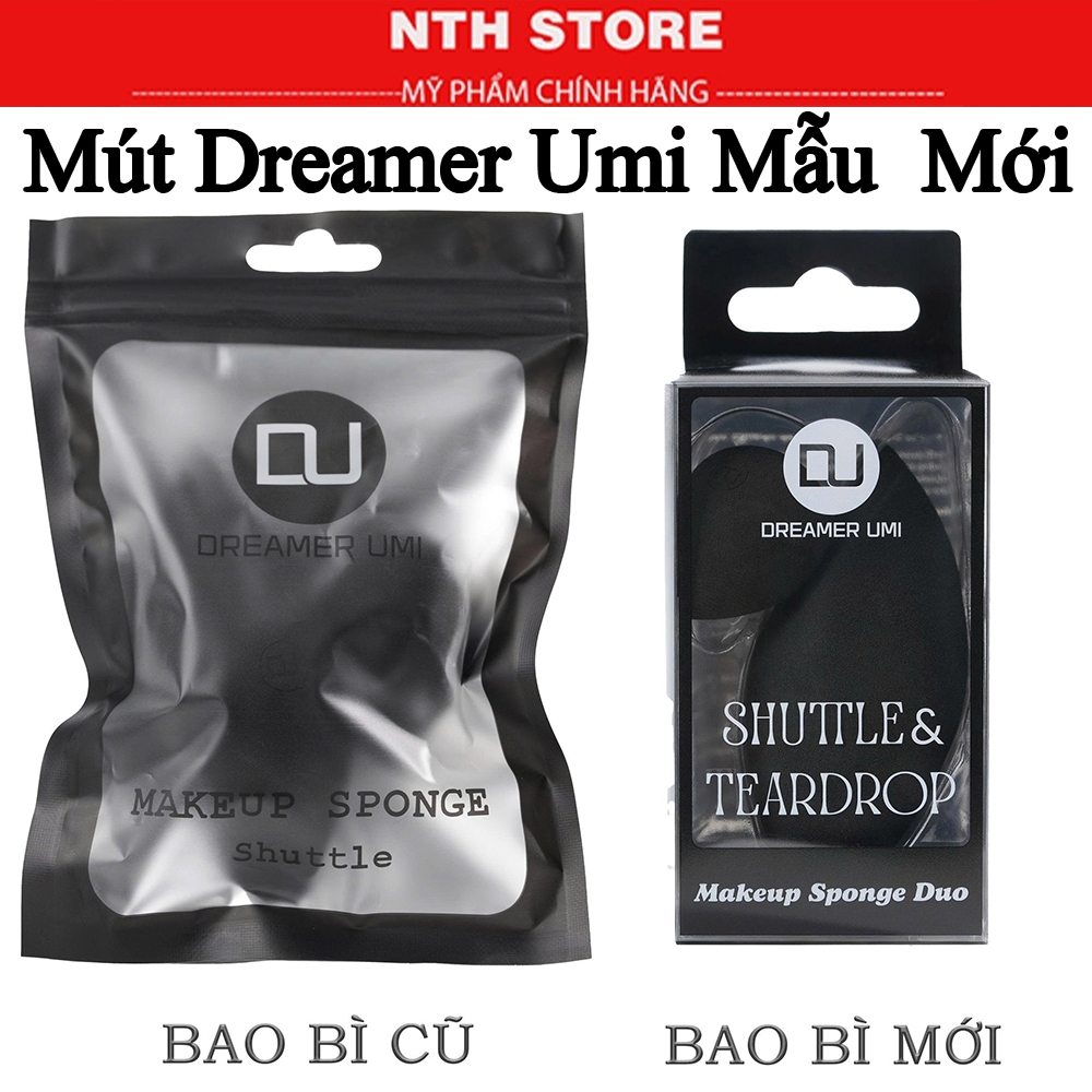 Bông Mút Trang Điểm Dreamer UMI Mẫu Mới Cao Cấp - Mút Tán Nền Siêu Mịn, Không Ăn Phấn