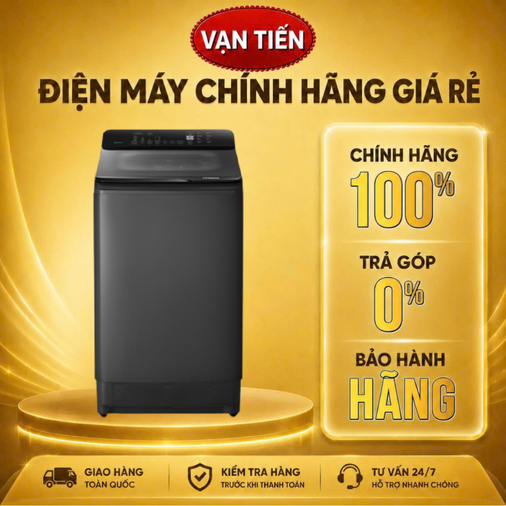 [Shopee - Lắp đặt 0Đ HN HCM] LTL H0MVW0T(GG) | LTL 12MVJWT(GG) | LTL H3MVJWT(GG) Máy Giặt Hitachi