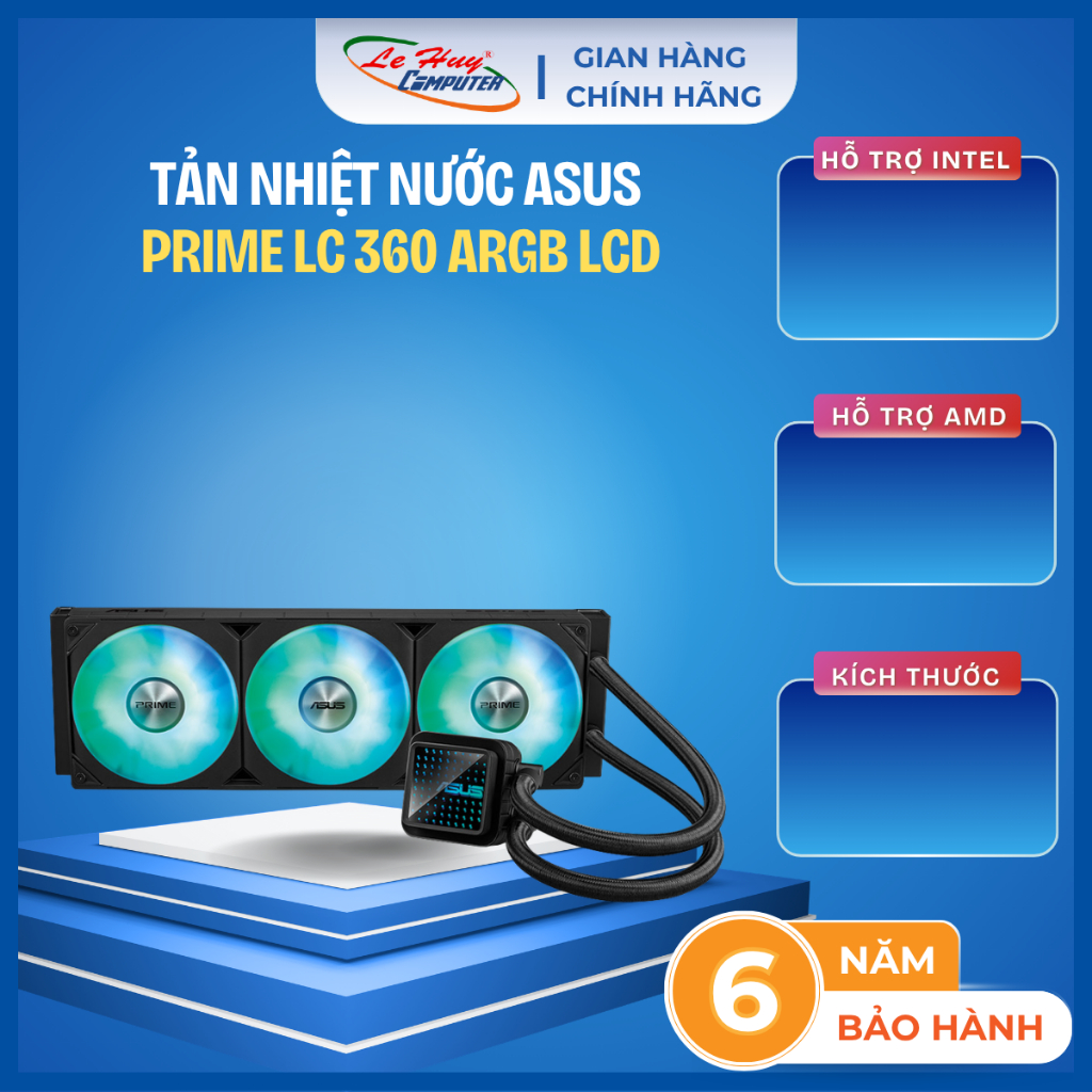 Tản nhiệt nước AIO Asus Prime LC 360 ARGB LCD