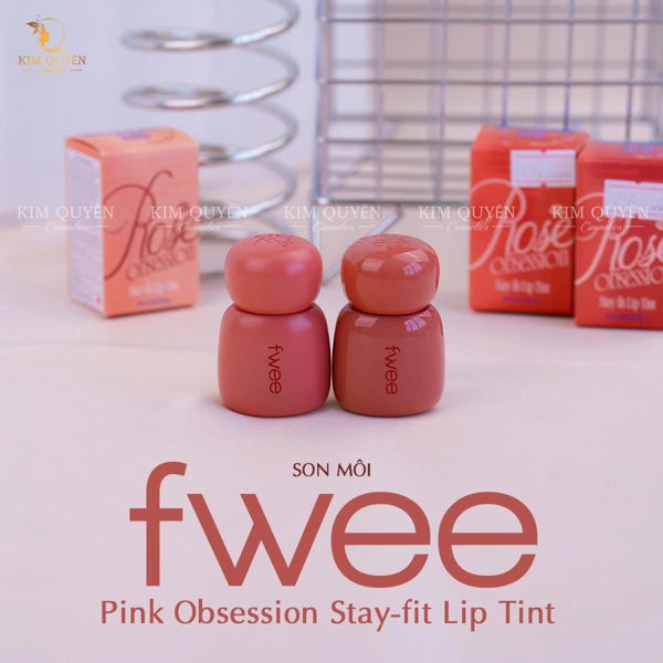 Son Tint Bền Màu fwee Rose Obsession Stay-Fit Tint