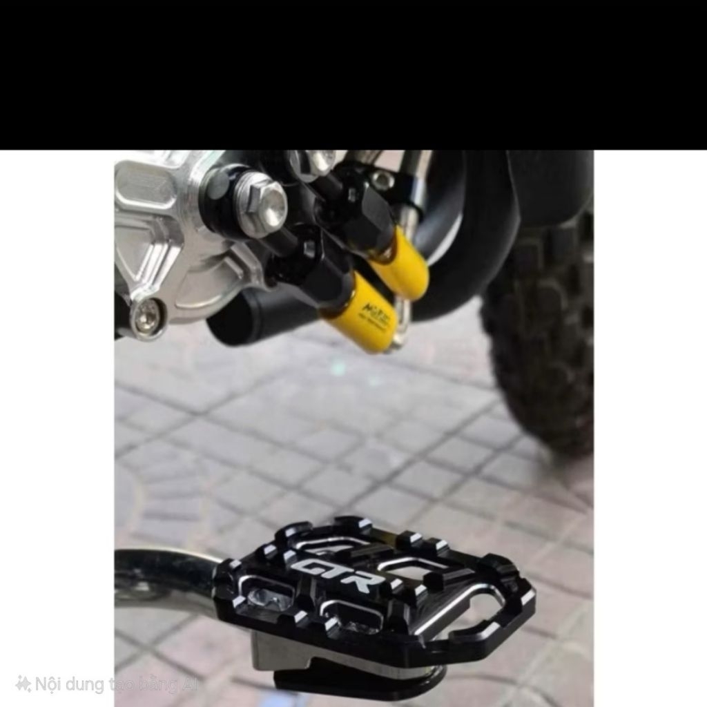 Ốp bàn đạp thắng GTR cho xe PG1, ốp chân thắng GTR cho xe Yamaha PG1