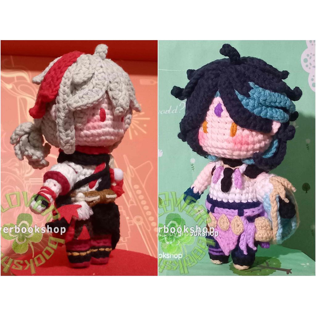 Doll len nhồi bông Genshin Impact: Kaedehara Kazuha, Xiao - Nhân vật game handmade gắn túi, trang tr