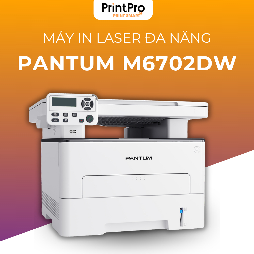 Máy in laser đa năng PANTUM M6702DW (In/Scan/Copy) - Đảo mặt tự động - Wifi