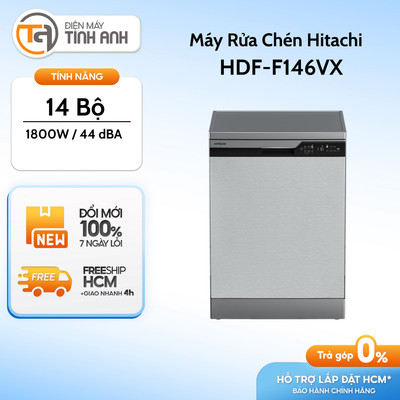 Máy Rửa Chén Độc Lập Hitachi HDF-F146VX