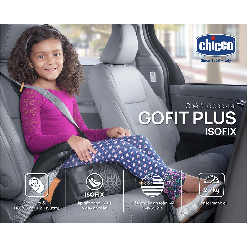 Ghế ô tô Chicco GoFit Plus ISOFIX