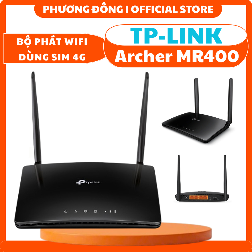 BỘ PHÁT WIFI 4G LTE TP-LINK TL-MR100 / TL-MR6400 / Archer MR202 / Archer MR400