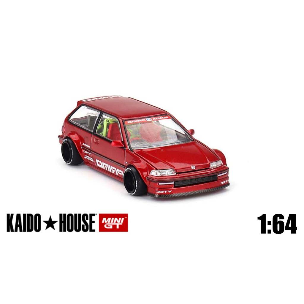 Mô hình xe Honda Civic (EF) Kaido Works V2 tỉ lệ 1:64 Kaido House KHMG156